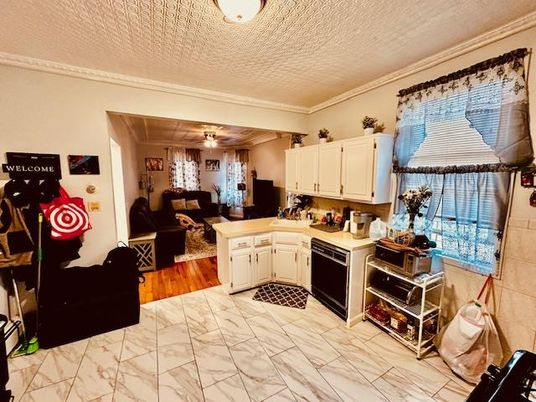 Interior, Kitchen, Living room, Marble, Wood Texture Flooring