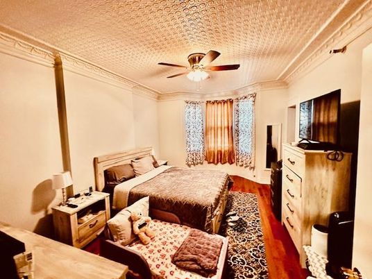Bedroom, Interior, Wood Texture Flooring