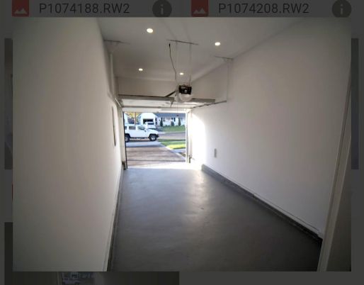 Garage, Interior, Recessed Lighting