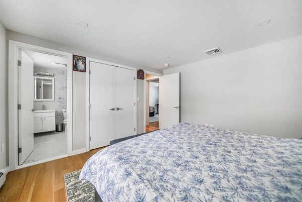 Bathroom, Bedroom, Interior, Recessed Lighting, Wood Texture Flooring