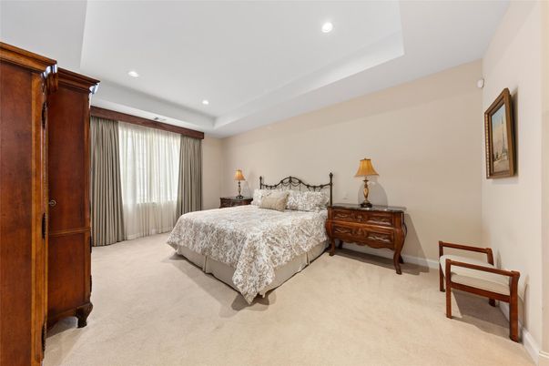 Bedroom, Interior, Recessed Lighting