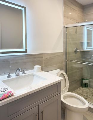 Bathroom, Glass Shower, Interior