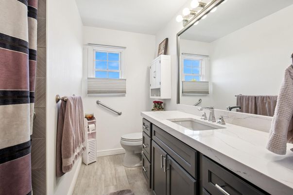 Bathroom, Interior, Wood Texture Flooring