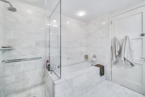 Bathroom, Glass Shower, Interior, Marble, Marble Walls