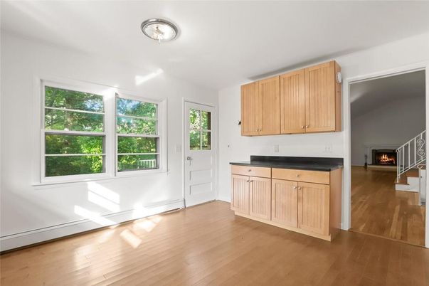 Empty room, Fireplace, Interior, Wood Texture Flooring