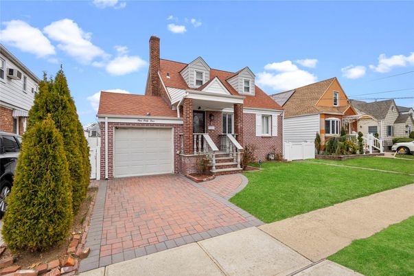 Attached, Exterior, Facade, Brick Facade, Cape Cod