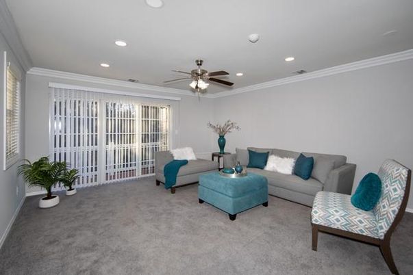 Interior, Living room, Recessed Lighting