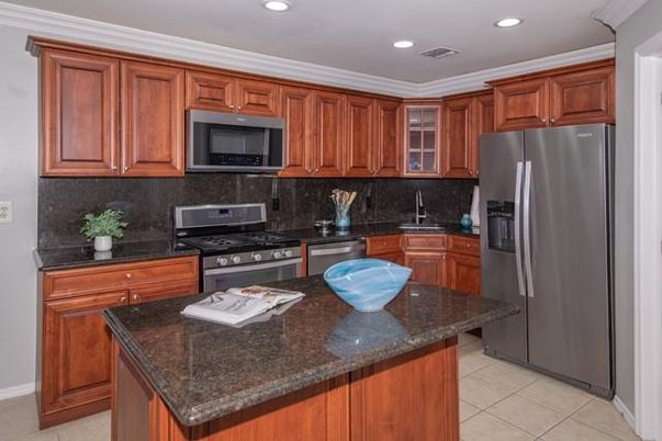 Interior, Kitchen, Recessed Lighting, Stainless Steel Appliances