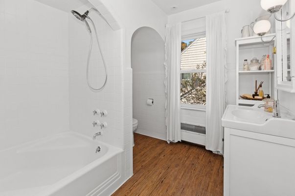 Bathroom, Interior, Wood Texture Flooring