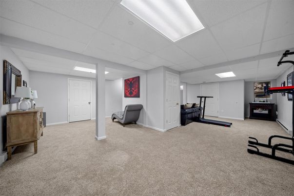 Fitness Equipment, Interior, Recessed Lighting