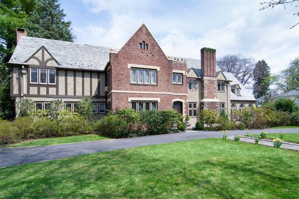 Backyard, Exterior, Facade, Brick Facade, Tudor Revival