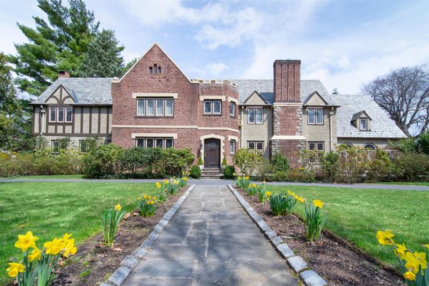 Backyard, Exterior, Facade, Brick Facade, Tudor Revival