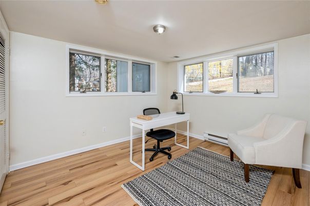 Home Office, Interior, Wood Texture Flooring