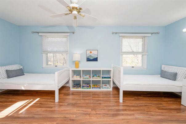 Bedroom, Interior, Wood Texture Flooring