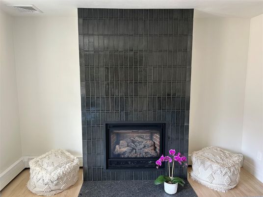 Fireplace, Interior, Wood Texture Flooring