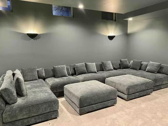 Home Theatre Room, Interior, Recessed Lighting, Theatre Room
