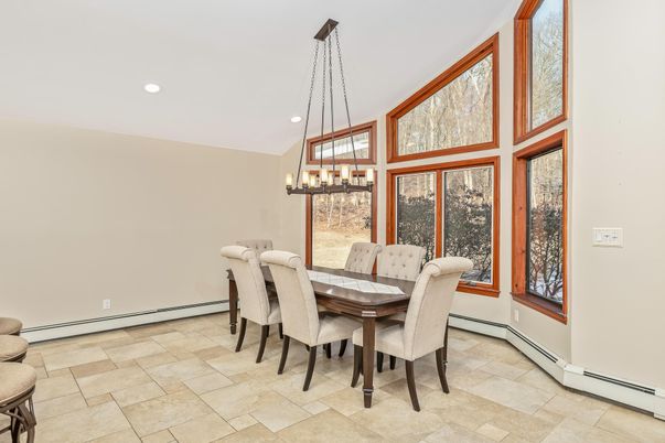 Chandelier, Dining room, Interior, Pendant Lights, Recessed Lighting