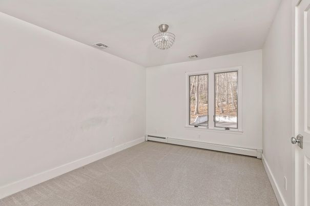 Chandelier, Empty room, Interior