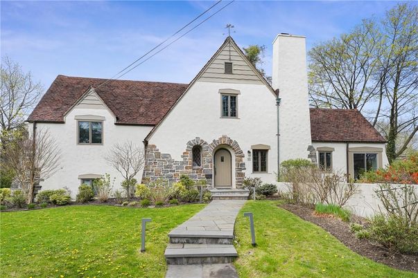 Backyard, Exterior, Facade, Tudor Revival