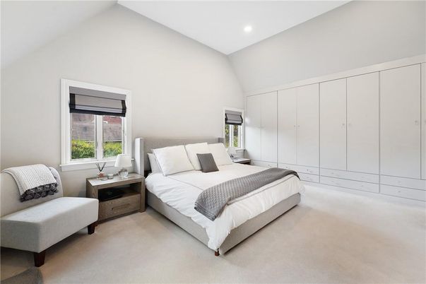 Bedroom, Interior, Recessed Lighting