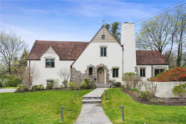 Backyard, Exterior, Facade, Tudor Revival