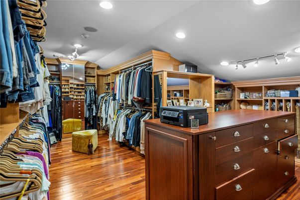 Interior, Recessed Lighting, Walk-in Closets, Wood Texture Flooring