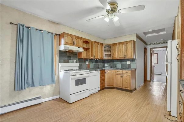 Interior, Kitchen, Wood Texture Flooring