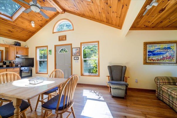 Dining room, Interior, Kitchen, Wooden Beams, Wooden Ceilings, Wood Texture Flooring