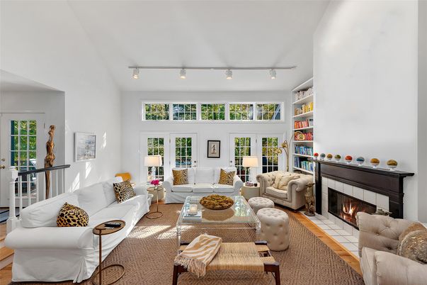 Fireplace, Interior, Living room, Wood Texture Flooring