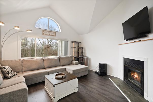 Fireplace, Interior, Living room, Wood Texture Flooring
