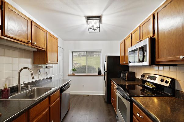 Interior, Kitchen, Wood Texture Flooring