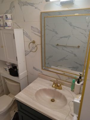 Bathroom, Interior, Marble Walls