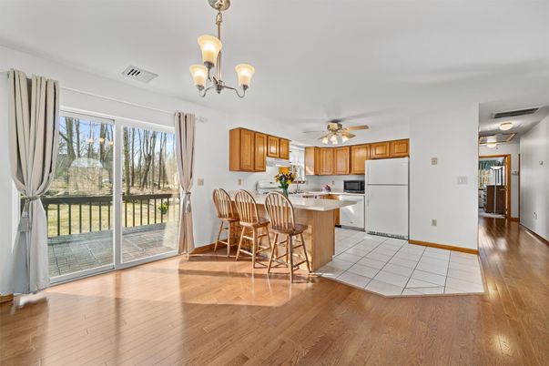 Chandelier, Interior, Kitchen, Wood Texture Flooring