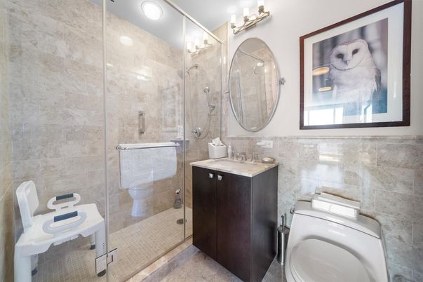 Bathroom, Glass Shower, Interior