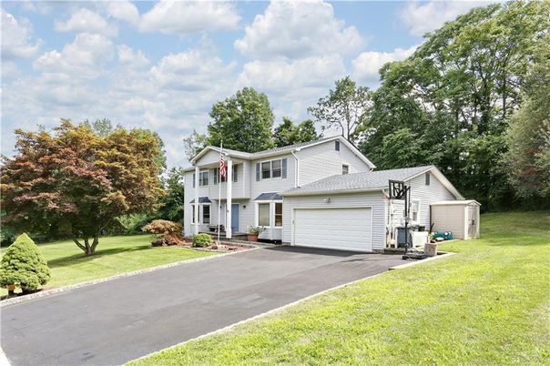 Attached, Backyard, Exterior, Facade, Farmhouse