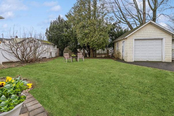 Backyard, Detached Garage, Exterior