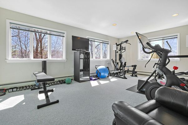 Fitness Equipment, Interior, Recessed Lighting