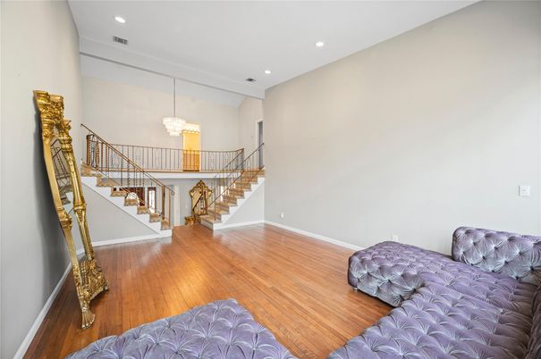 Chandelier, Interior, Recessed Lighting, Wood Texture Flooring