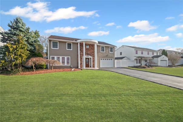 Attached, Backyard, Exterior, Facade, Raised Ranch