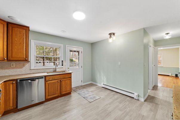 Interior, Kitchen, Wood Texture Flooring