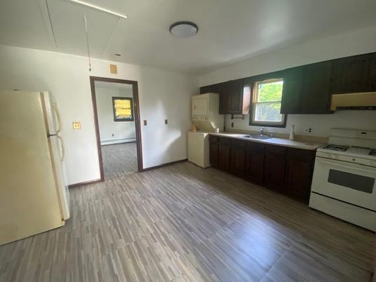 Interior, Kitchen, Wood Texture Flooring