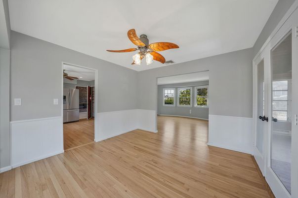 Empty room, Interior, Kitchen, Wood Texture Flooring