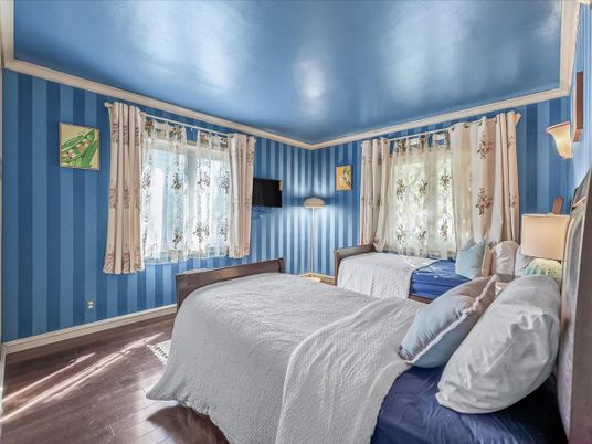 Bedroom, Interior, Wood Texture Flooring