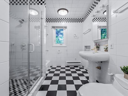 Bathroom, Glass Shower, Interior