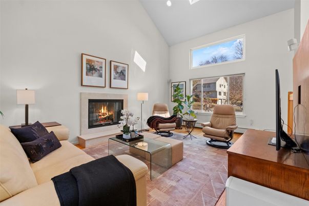 Fireplace, Interior, Living room, Recessed Lighting