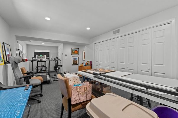 Fitness Equipment, Interior, Recessed Lighting