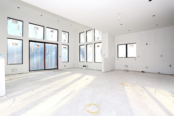 Empty room, Interior, Recessed Lighting