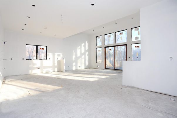 Empty room, Interior, Recessed Lighting