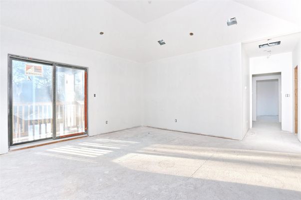 Empty room, Interior, Recessed Lighting