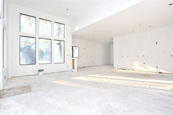 Empty room, Interior, Recessed Lighting